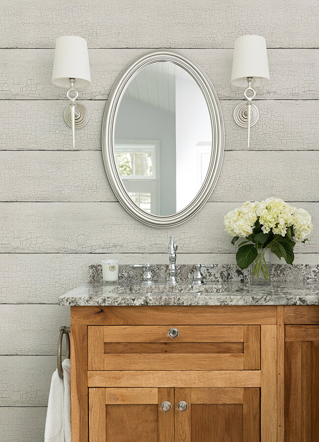 morgan-white-distressed-wood-wallpaper-york-wallcoverings-4072-70010 - York Wallcoverings Papel pintado