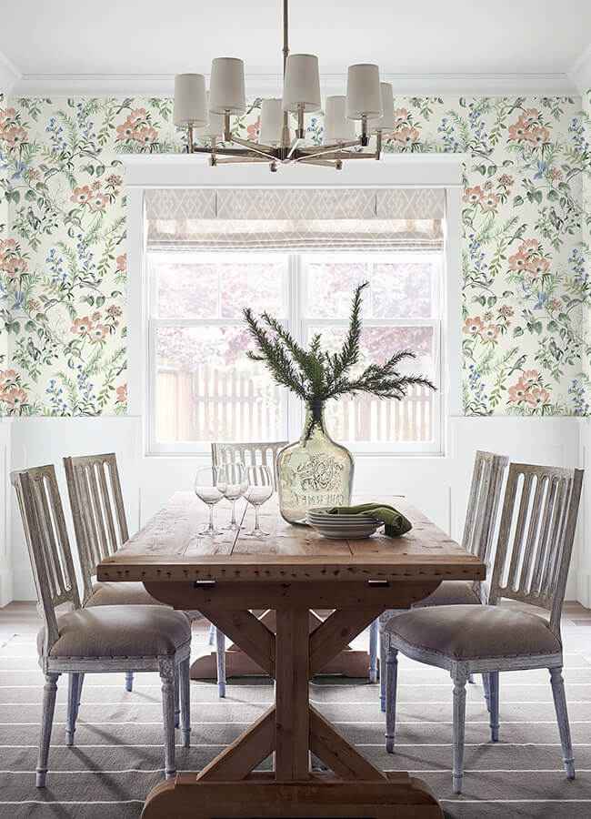 Frederique Multicolor Bloom Wallpaper - York Wallcoverings - 4072-70002 - York Wallcoverings Wallpaper