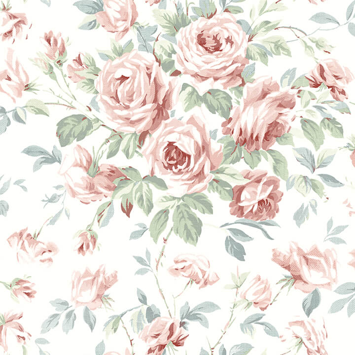 manon-raspberry-rose-stitch-wallpaper-york-wallcoverings-4072-70023 - York Wallcoverings Papel pintado