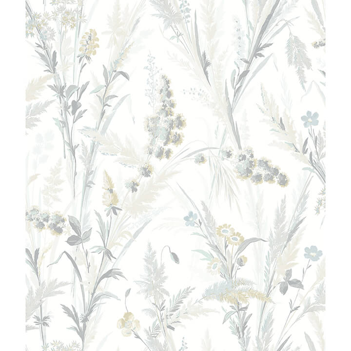 hillaire-light-blue-meadow-wallpaper-york-wallcoverings-4072-70030 - York Wallcoverings Papel pintado