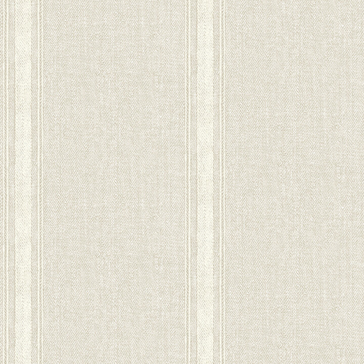 linette-beige-fabric-stripe-wallpaper-york-wallcoverings-4072-70070 - York Wallcoverings Papel pintado