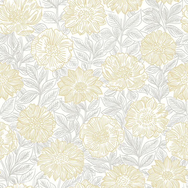 faustin-yellow-floral-wallpaper-york-wallcoverings-4072-70048