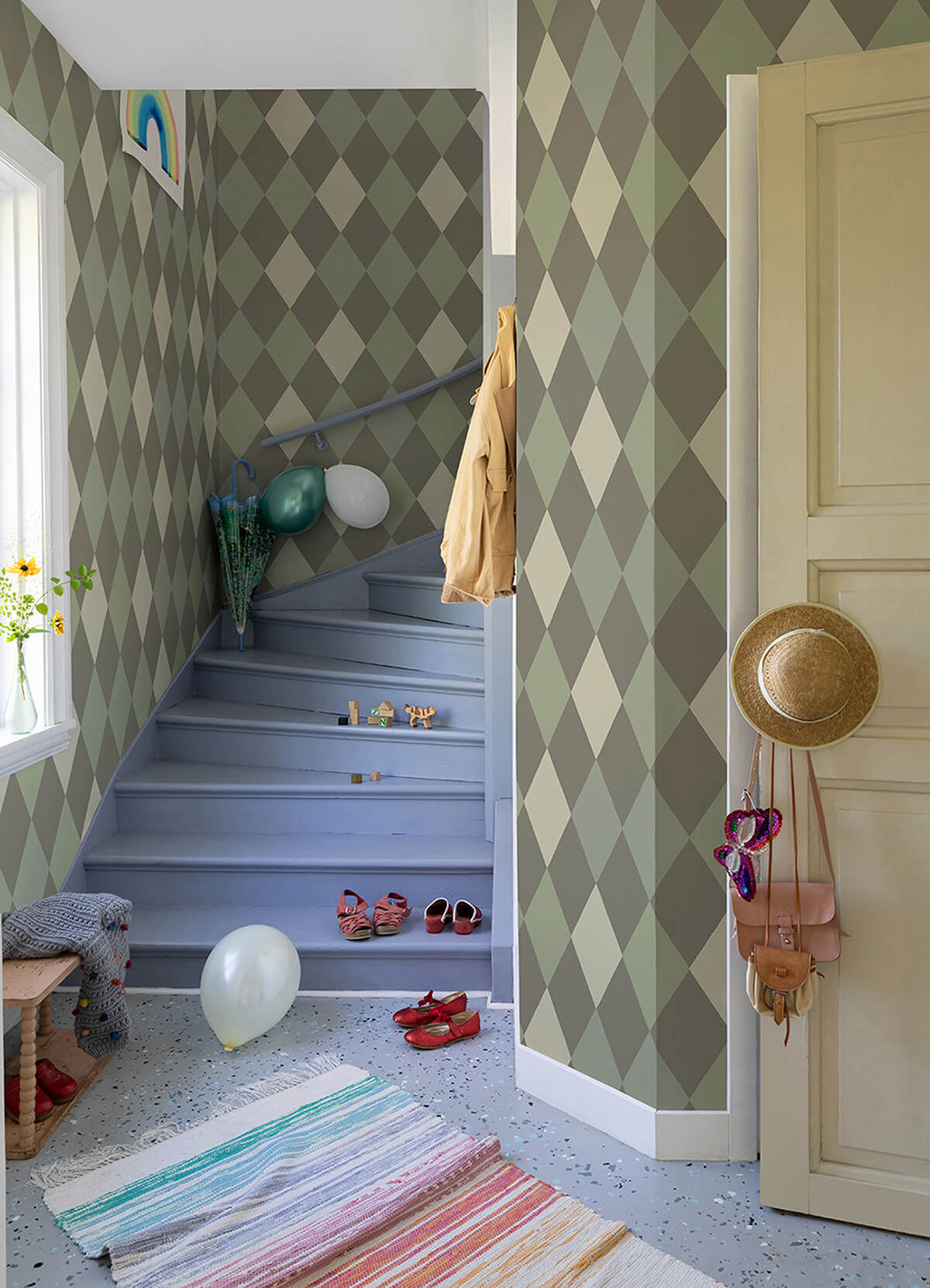 kalas-olive-diamond-wallpaper-york-wallcoverings-4111-63028 - York Wallcoverings Papel pintado