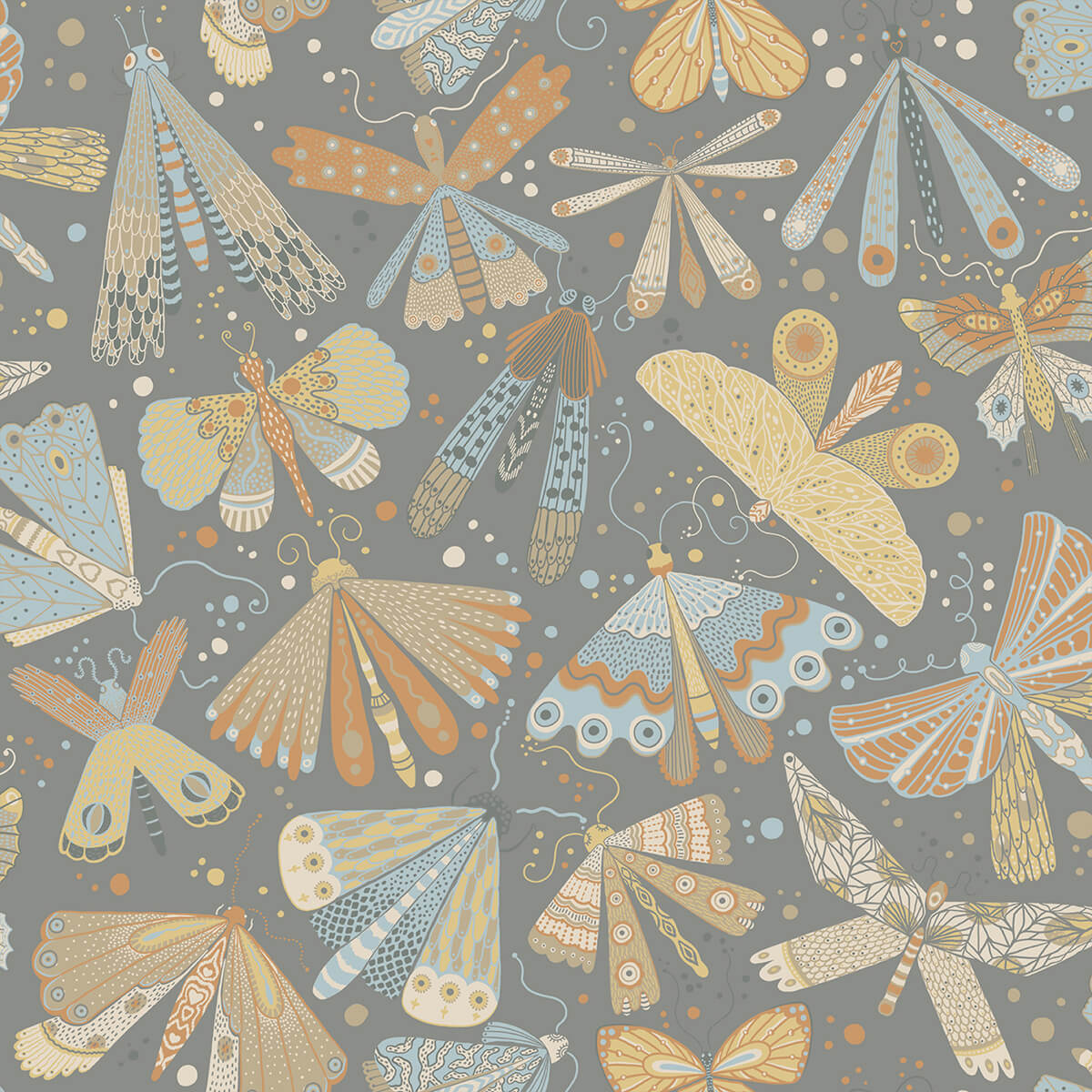 flyga-apricot-bonanza-wallpaper-york-wallcoverings-4111-63026 - York Wallcoverings Papel pintado