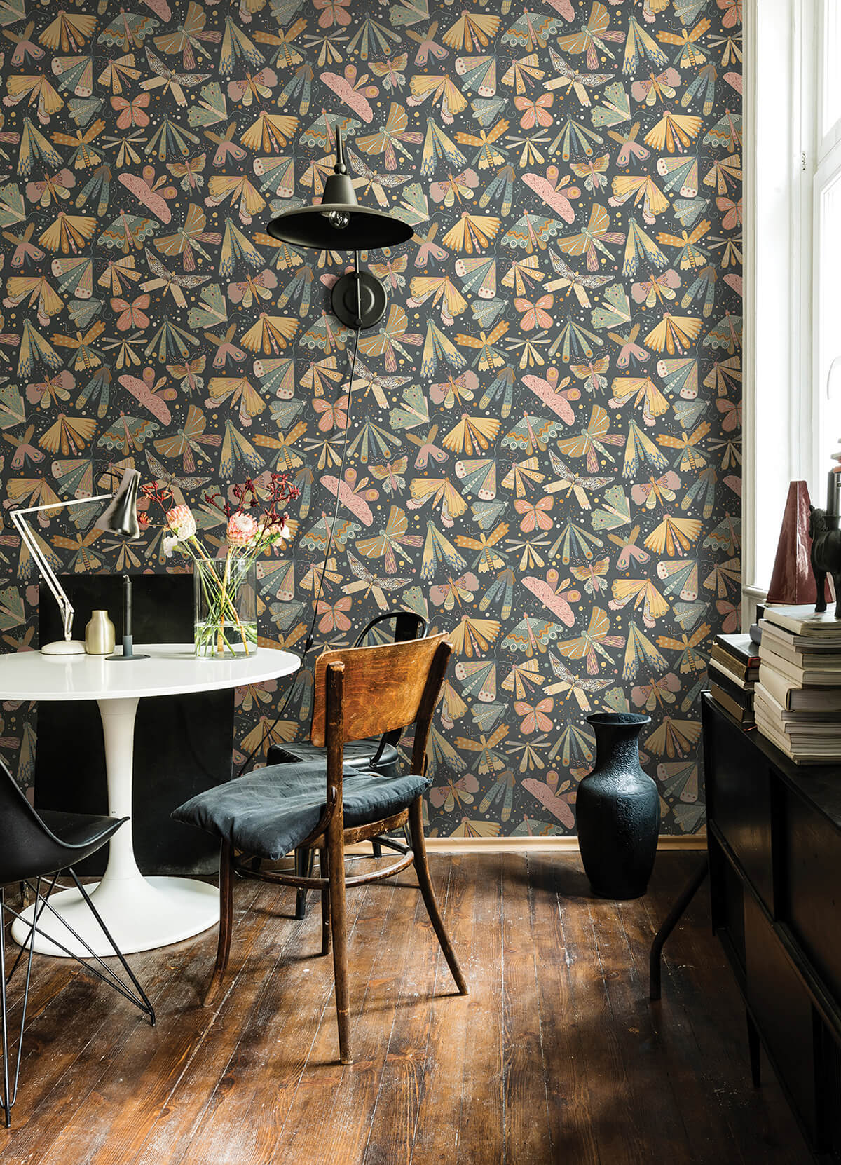 flyga-blue-bonanza-wallpaper-york-wallcoverings-4111-63022 - York Wallcoverings Papel pintado