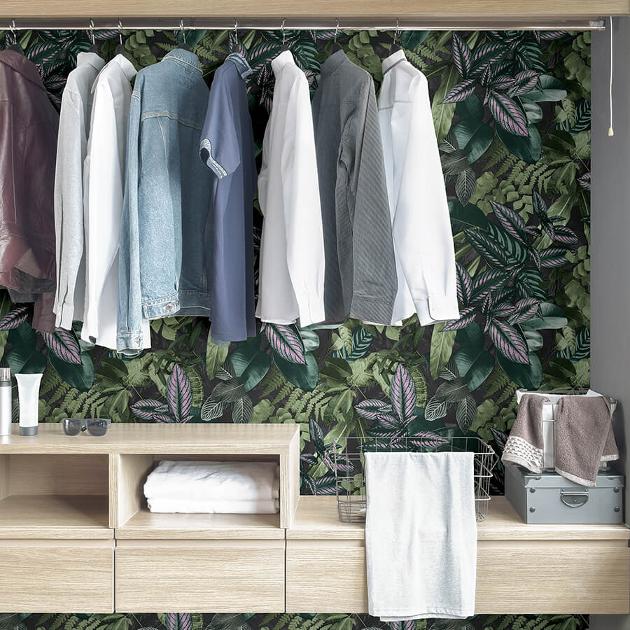 green-living-wall-peel-and-stick-wallpaper-york-wallcoverings-nhs4778 - York Wallcoverings Wallpaper