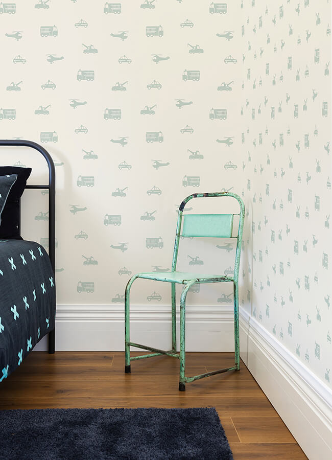briony-sage-vehicles-wallpaper-york-wallcoverings-4060-128856 - York Wallcoverings Papel pintado