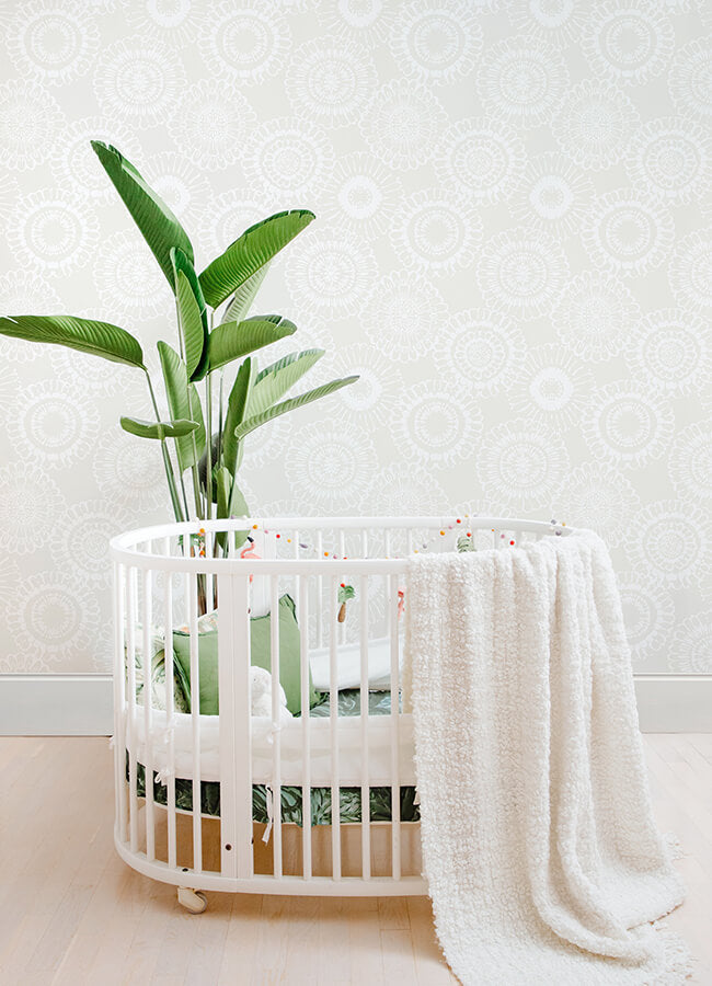 sonnet-platinum-floral-wallpaper-york-wallcoverings-4060-138910 - York Wallcoverings Wallpaper
