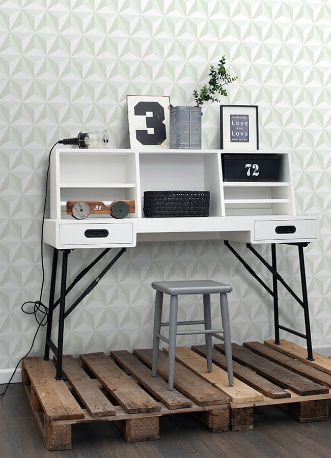 adella-sage-geometric-wallpaper-york-wallcoverings-4060-138913 - York Wallcoverings Papel pintado
