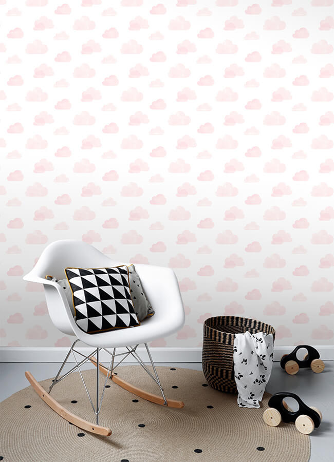 irie-pink-clouds-wallpaper-york-wallcoverings-4060-138929 - York Wallcoverings Papel pintado
