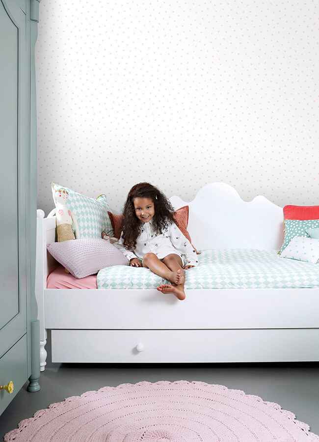 Pixie Pink Dots Wallpaper - York Wallcoverings - 4060-138936 - York Wallcoverings Wallpaper