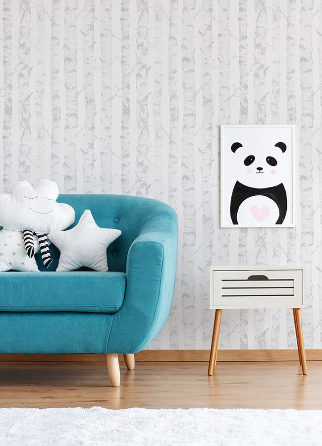 birdie-grey-birch-wallpaper-york-wallcoverings-4060-138944 - York Wallcoverings Papel pintado