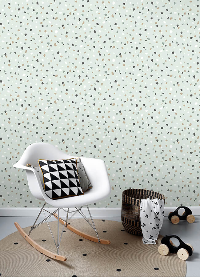 ona-mint-terrazzo-wallpaper-york-wallcoverings-4060-139036 - York Wallcoverings Papel pintado
