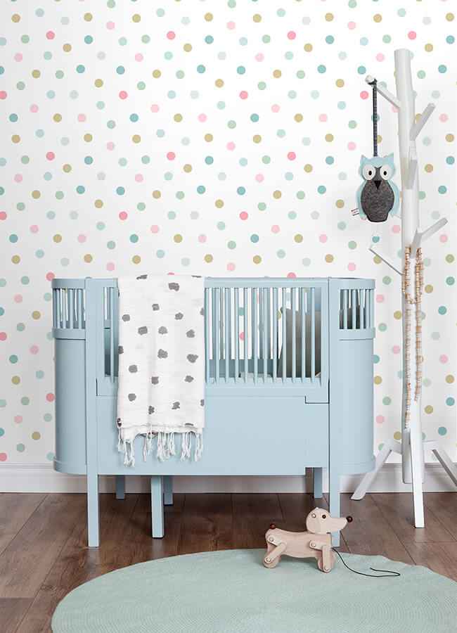 Jubilee Multicolor Dots Wallpaper - York Wallcoverings - 4060-139041