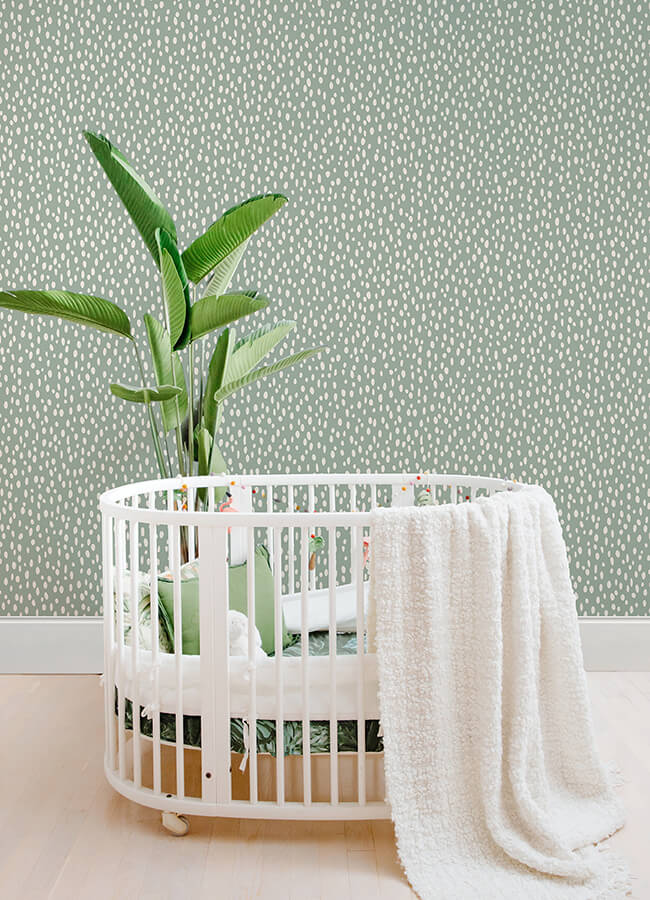 willa-moss-dots-wallpaper-york-wallcoverings-4060-139256 - York Wallcoverings Papel pintado