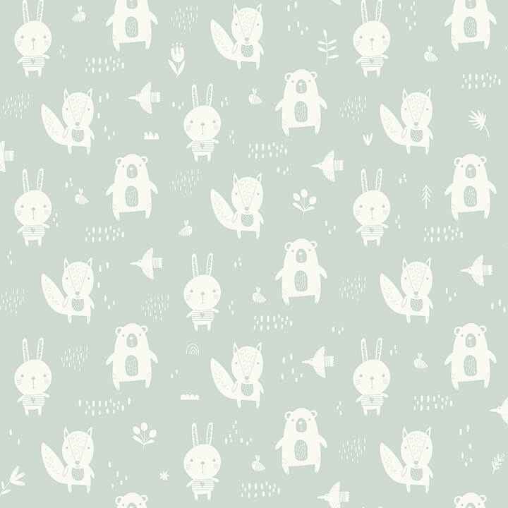 Bitsy Mint Woodland Wallpaper - York Wallcoverings - 4060-91304 - York Wallcoverings Wallpaper