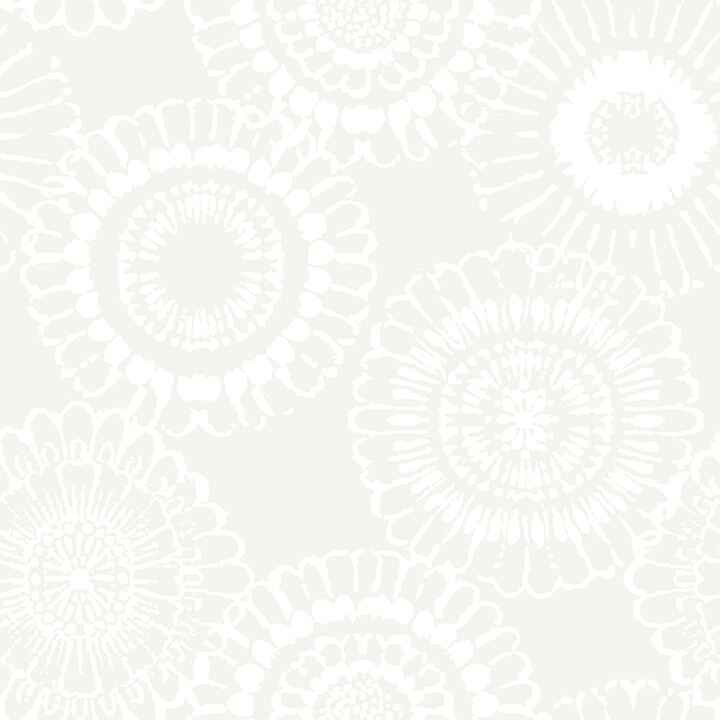 Sonnet Platinum Floral Wallpaper - York Wallcoverings - 4060-138910 - York Wallcoverings Wallpaper