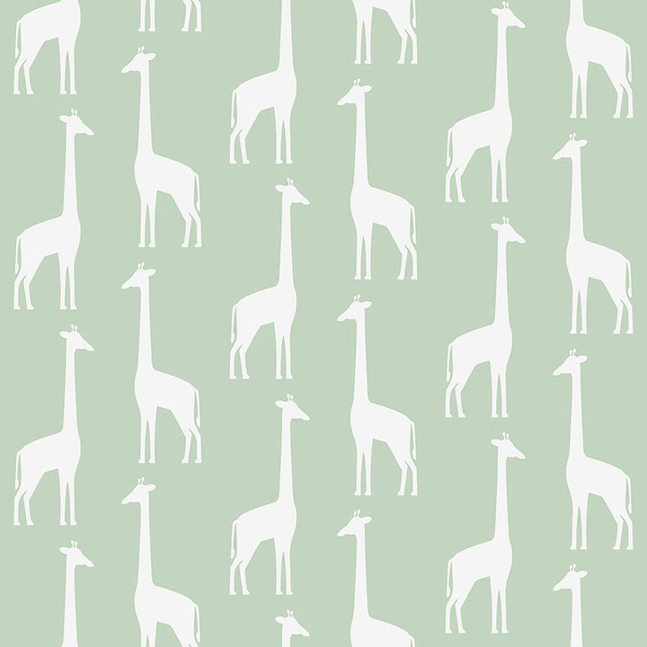 Picture of Vivi Sage Giraffe Wallpaper