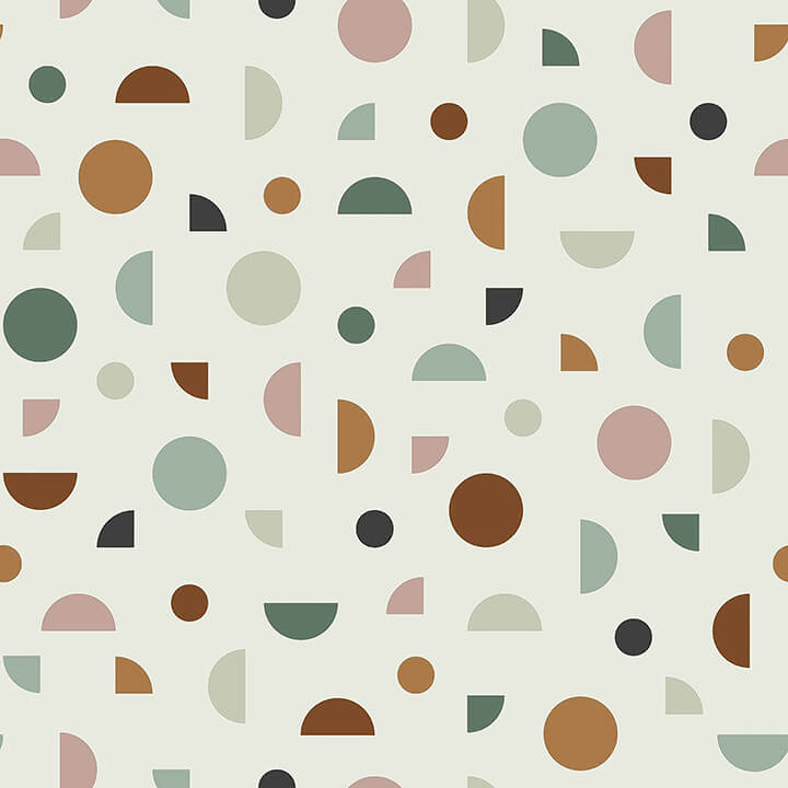 marilee-multicolor-circles-wallpaper-york-wallcoverings-4060-139277 - York Wallcoverings Papel pintado