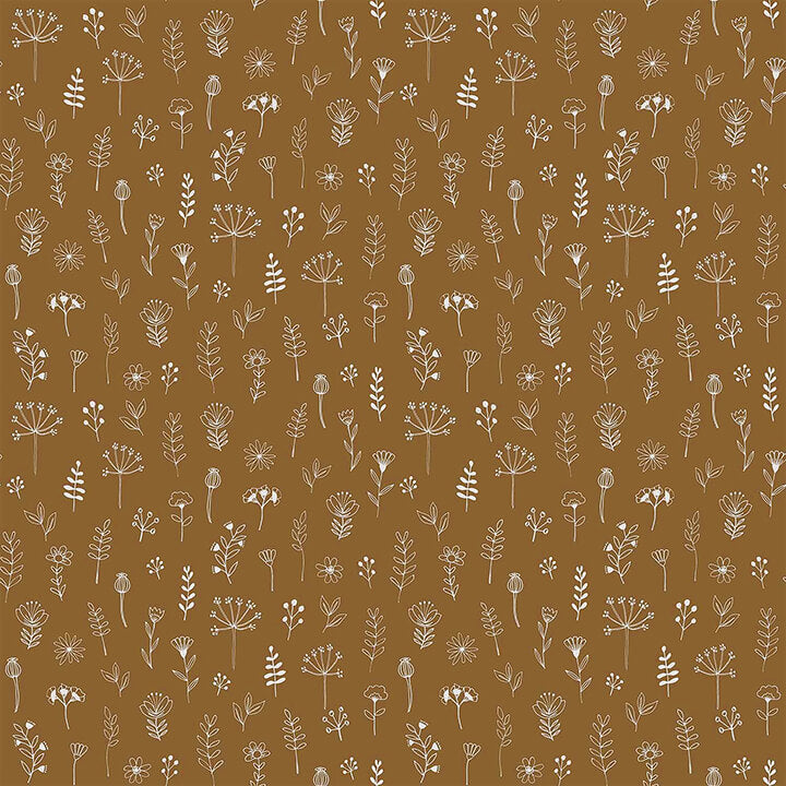 tatula-chestnut-floral-wallpaper-york-wallcoverings-4060-139281 - York Wallcoverings Papel pintado