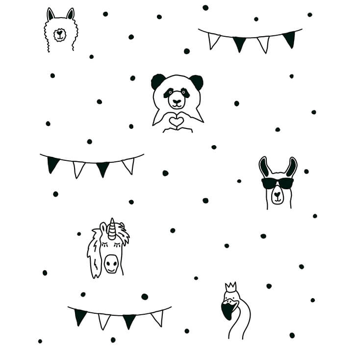 orlow-black-llama-wallpaper-york-wallcoverings-4060-381382 - York Wallcoverings Papel pintado