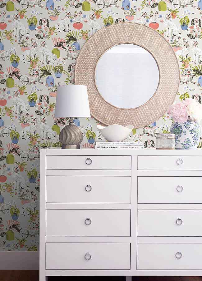 Stone Good Dog Peel & Stick Wallpaper - York Wallcoverings - PFS4812 - York Wallcoverings Wallpaper