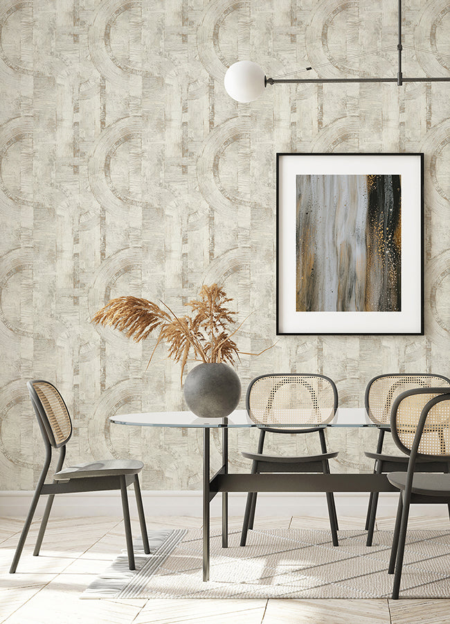 abe-bone-geo-wallpaper-york-wallcoverings-4096-554748 - York Wallcoverings Wallpaper