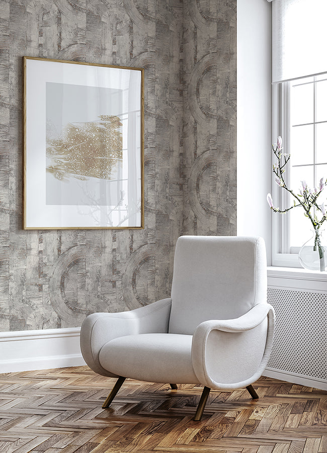 abe-light-grey-geo-wallpaper-york-wallcoverings-4096-554779 - York Wallcoverings Papel pintado