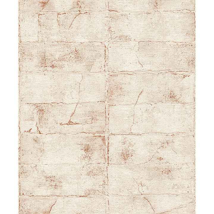 Clay Rust Stone Wallpaper - York Wallcoverings - 4096-520149