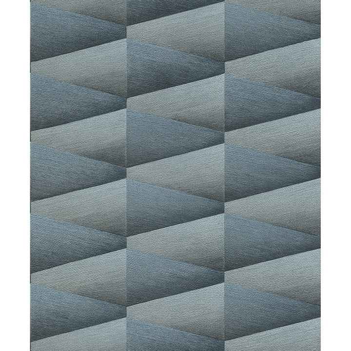 Shae Indigo Geo Wallpaper - York Wallcoverings - 4096-554656 - York Wallcoverings Wallpaper