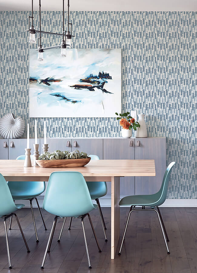 erik-blue-building-blocks-wallpaper-york-wallcoverings-4066-26508 - York Wallcoverings Papel pintado