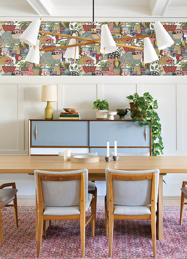 fika-plum-blissful-birds-blooms-wallpaper-york-wallcoverings-4066-26558 - York Wallcoverings Papel pintado