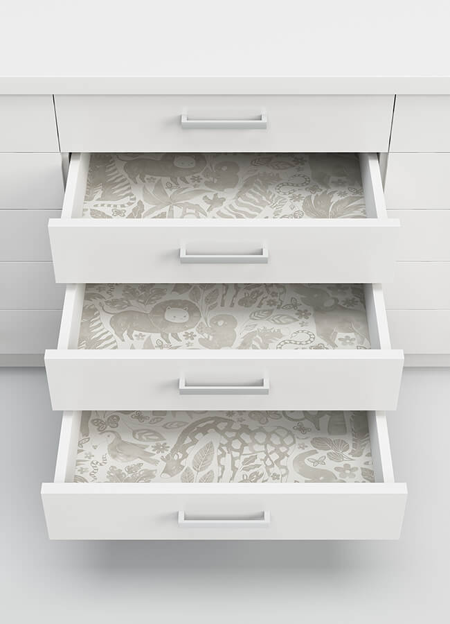 sweet-safari-taupe-peel-and-stick-wallpaper-york-wallcoverings-nus4852 - York Wallcoverings Wallpaper