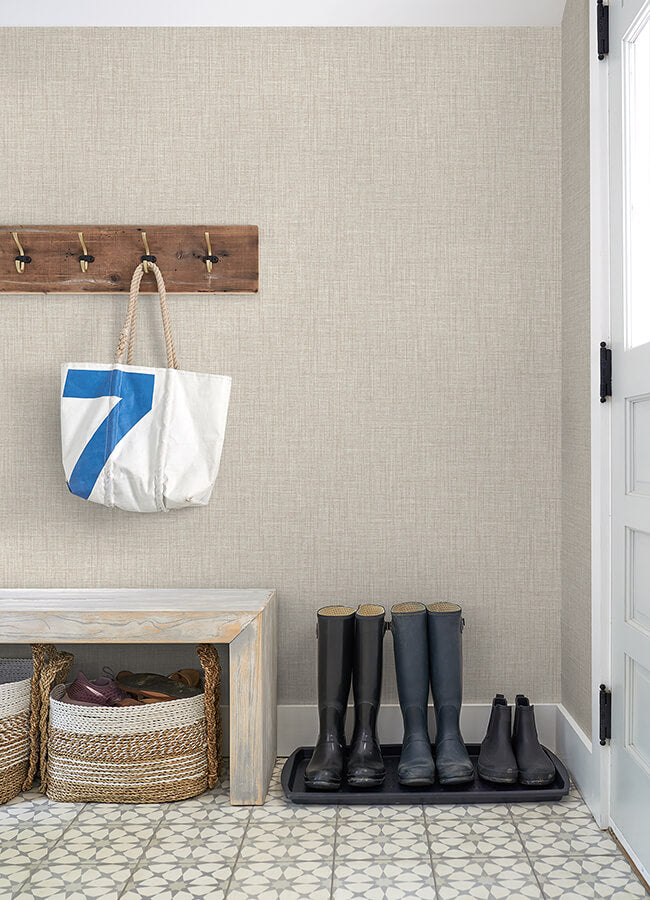 lanister-taupe-texture-wallpaper-york-wallcoverings-4080-26233 - York Wallcoverings Wallpaper