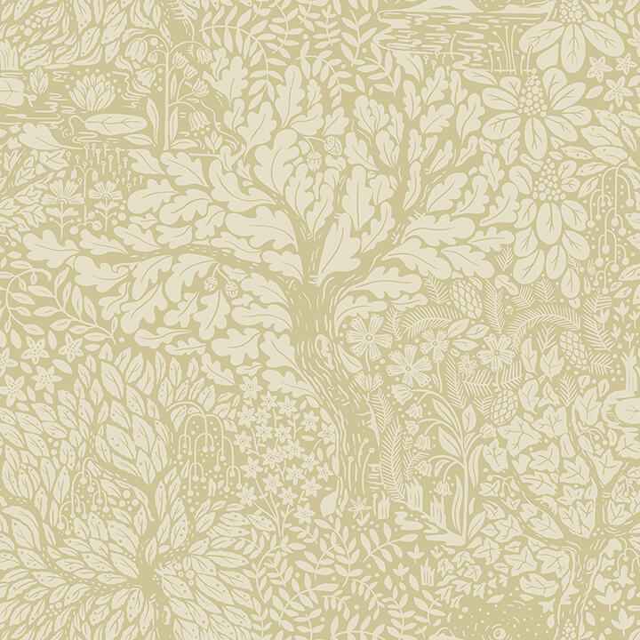 Olle Sage Forest Sanctuary Wallpaper - York Wallcoverings - 4080-83108