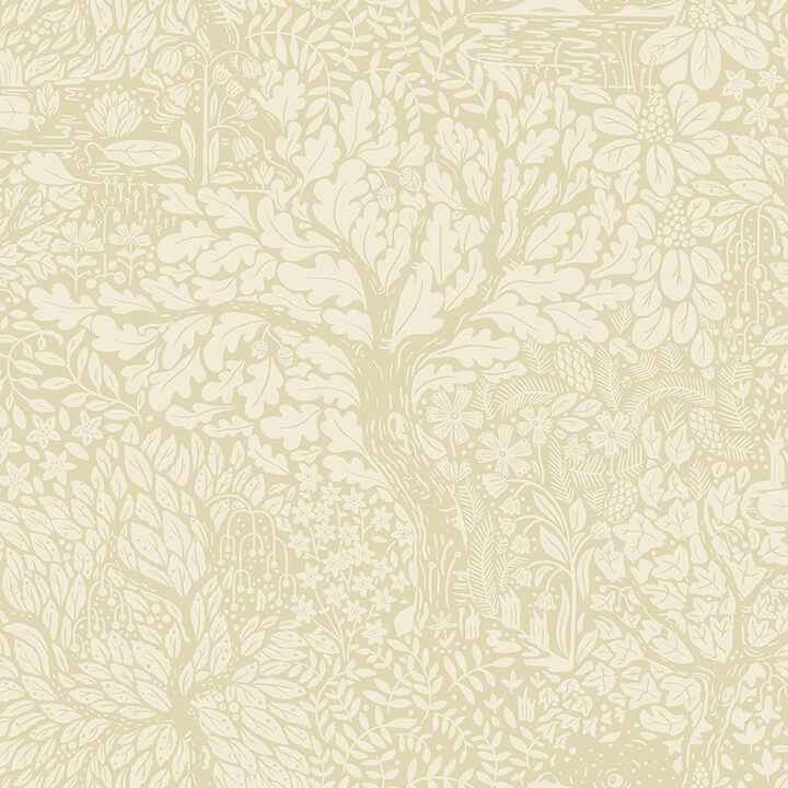 Olle Neutral Forest Sanctuary Wallpaper - York Wallcoverings - 4080-83109 - York Wallcoverings Wallpaper