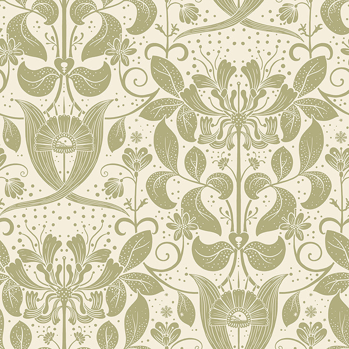 berit-olive-floral-crest-wallpaper-york-wallcoverings-4080-83127