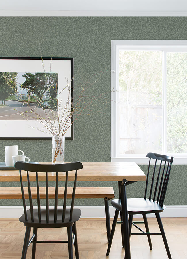 kristina-moss-botanical-wallpaper-york-wallcoverings-4080-92117 - York Wallcoverings Wallpaper