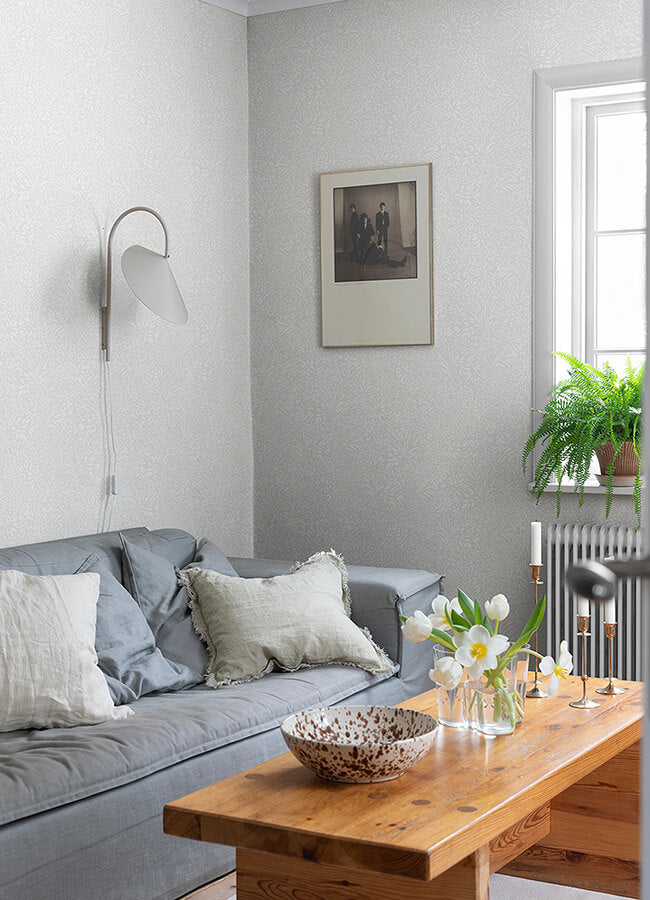 kristina-off-white-botanical-wallpaper-york-wallcoverings-4080-92119 - York Wallcoverings Wallpaper