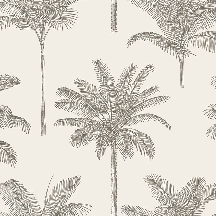 taj-beige-palm-trees-wallpaper-york-wallcoverings-dd139163 - York Wallcoverings Wallpaper