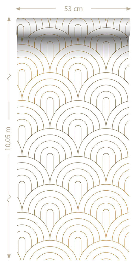 lalique-white-art-deco-motif-wallpaper-york-wallcoverings-dd139215 - York Wallcoverings Papel pintado