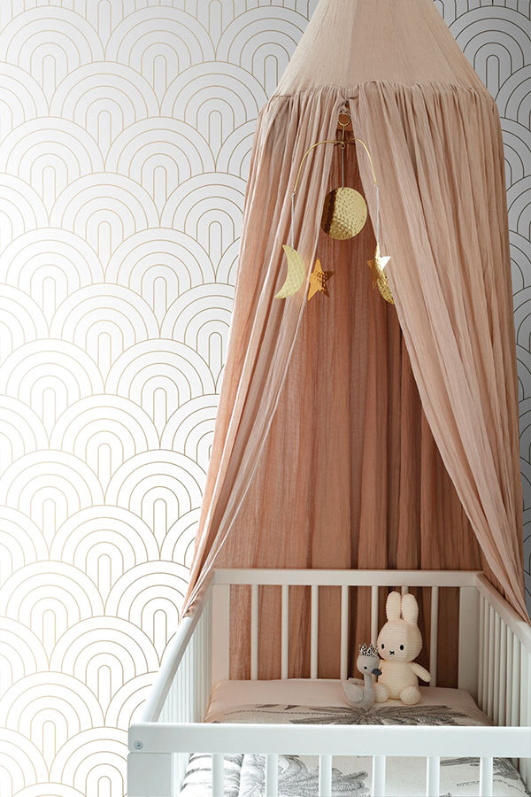 lalique-white-art-deco-motif-wallpaper-york-wallcoverings-dd139215 - York Wallcoverings Papel pintado