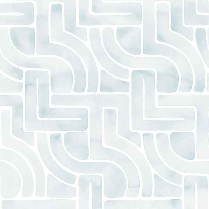 Blue Blythe Peel & Stick Wallpaper - York Wallcoverings - NUS4934 - York Wallcoverings Wallpaper