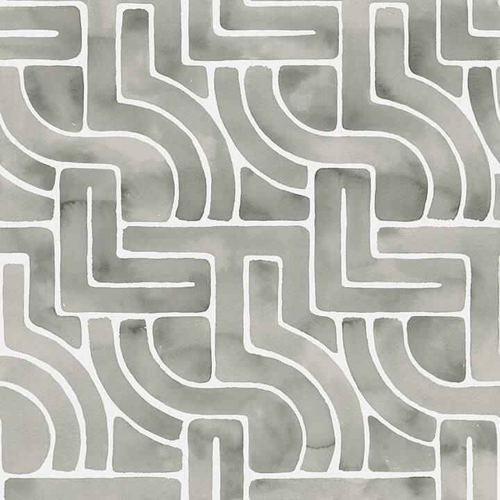 Grey Blythe Peel & Stick Wallpaper - York Wallcoverings - NUS4936