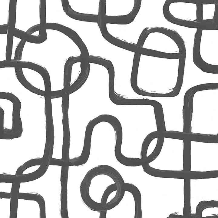 Black Niko Peel & Stick Wallpaper - York Wallcoverings - NUS4940 - York Wallcoverings Wallpaper