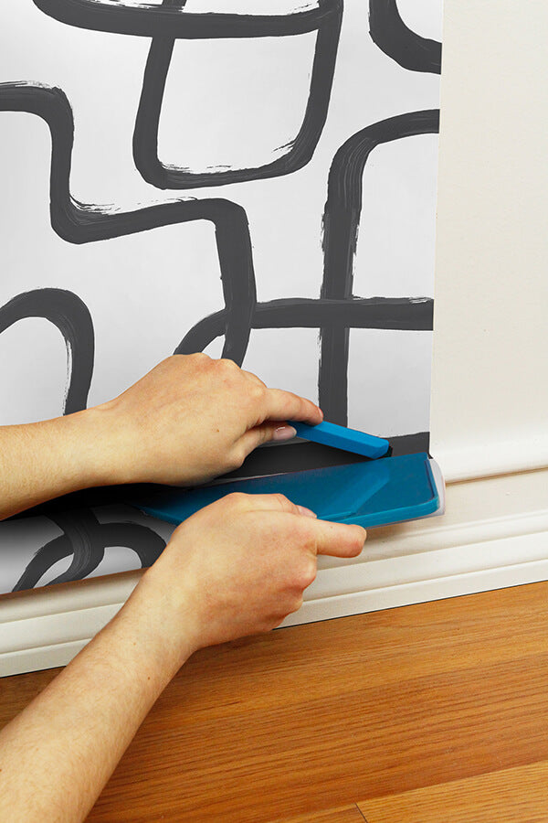 Black Niko Peel & Stick Wallpaper - York Wallcoverings - NUS4940 - York Wallcoverings Wallpaper