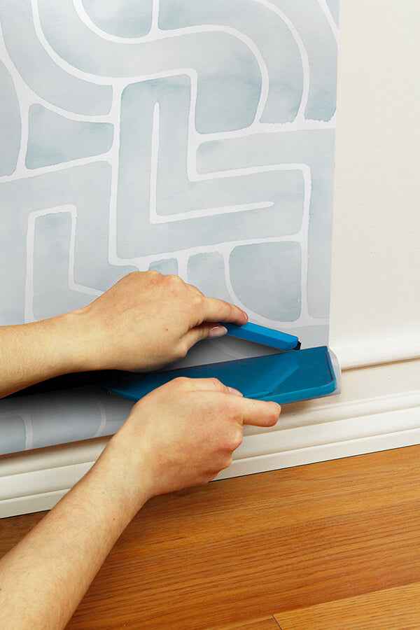 Blue Blythe Peel & Stick Wallpaper - York Wallcoverings - NUS4934 - York Wallcoverings Wallpaper