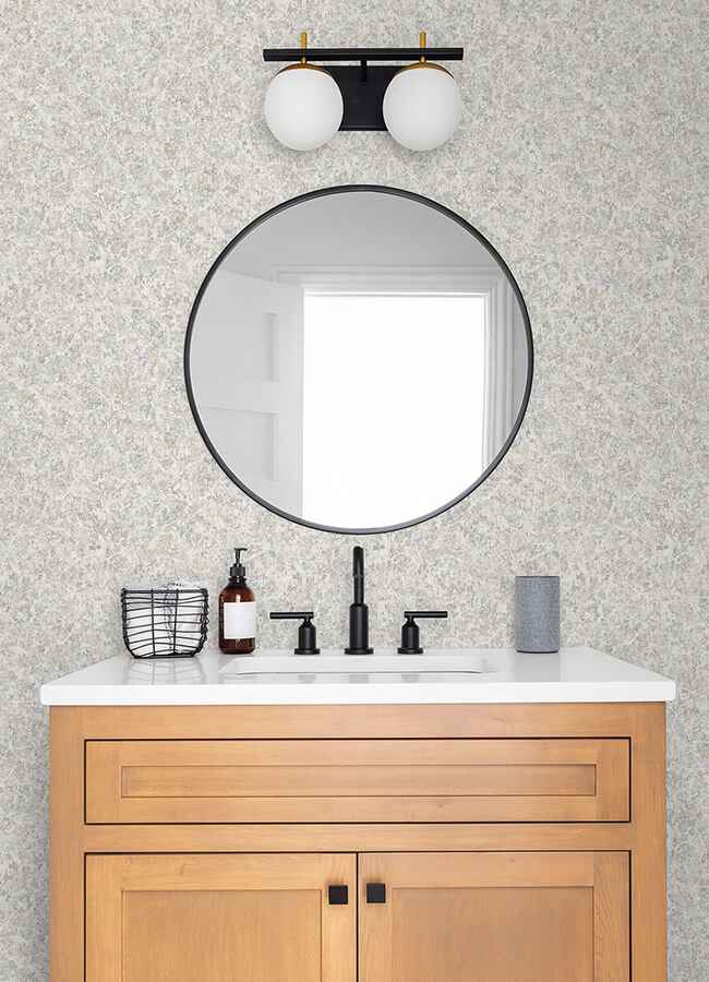 Hepworth Light Grey Texture Wallpaper - York Wallcoverings - 2980-26177 - York Wallcoverings Wallpaper