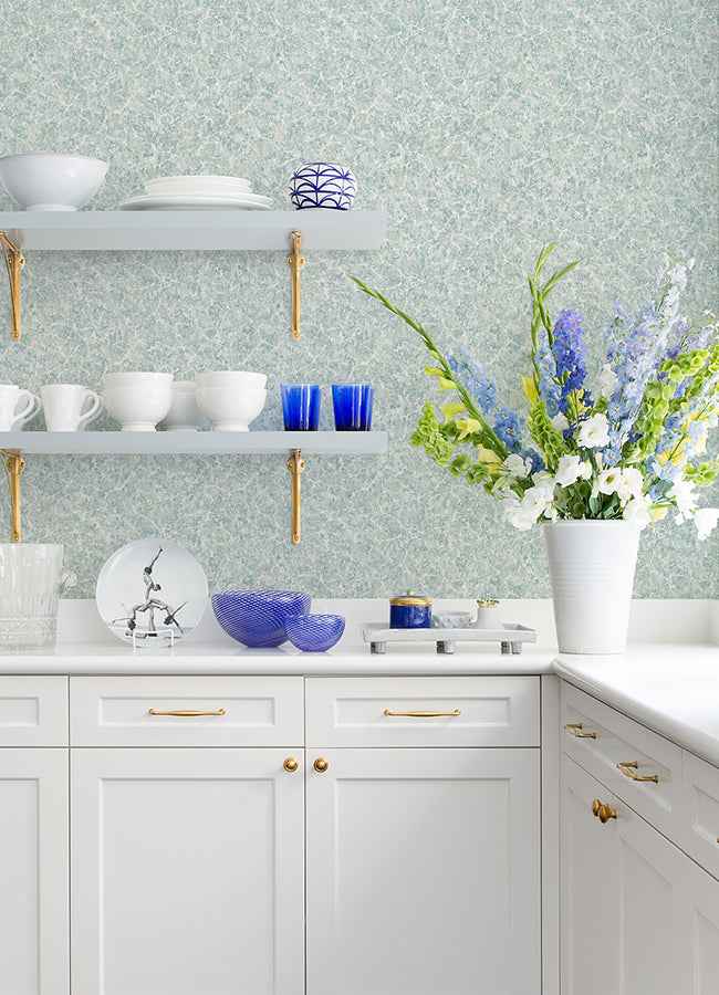 Hepworth Blue Texture Wallpaper - York Wallcoverings - 2980-26180 - York Wallcoverings Wallpaper