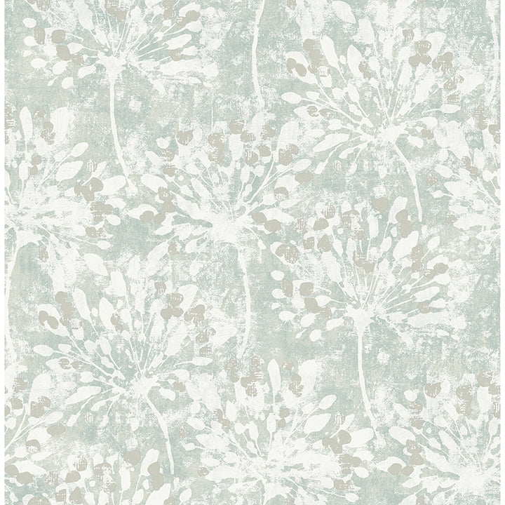 Dori Light Green Painterly Floral Wallpaper - York Wallcoverings - 2980-26191 - York Wallcoverings Wallpaper